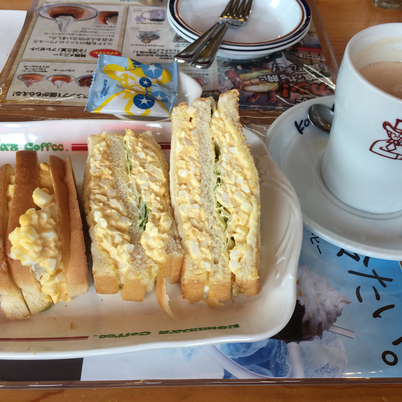 たまごトーストサンド(コメダ珈琲店 宇都宮下戸祭店 )