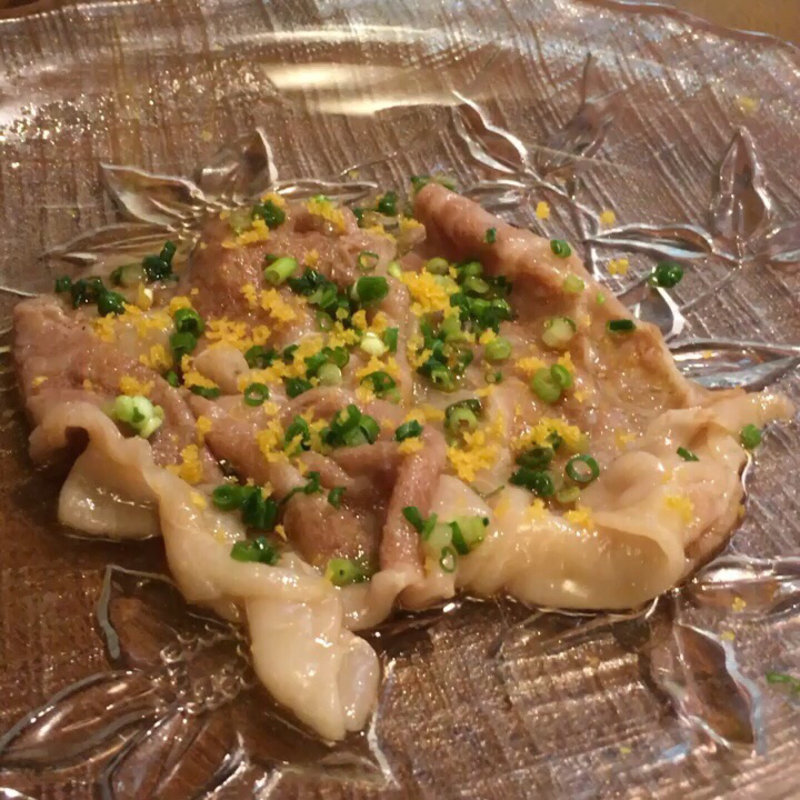 和牛ロース65度低温しゃぶしゃぶ(鴨屋のビストロ肉酒場ねぎまplus +)