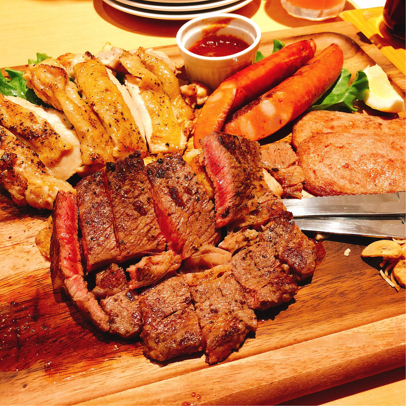 アイランドミートプレート(Eggs 'n Things 福岡天神店)