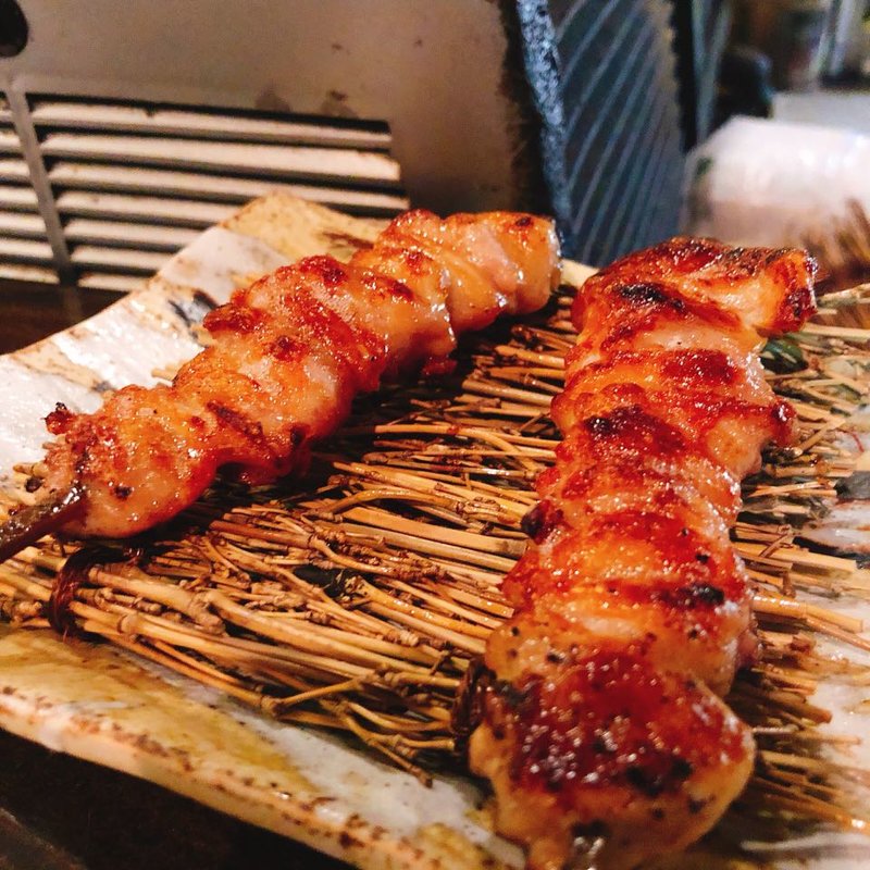 ぼんじり(炭火串焼 やき龍 神楽坂店 （やきたつ）)