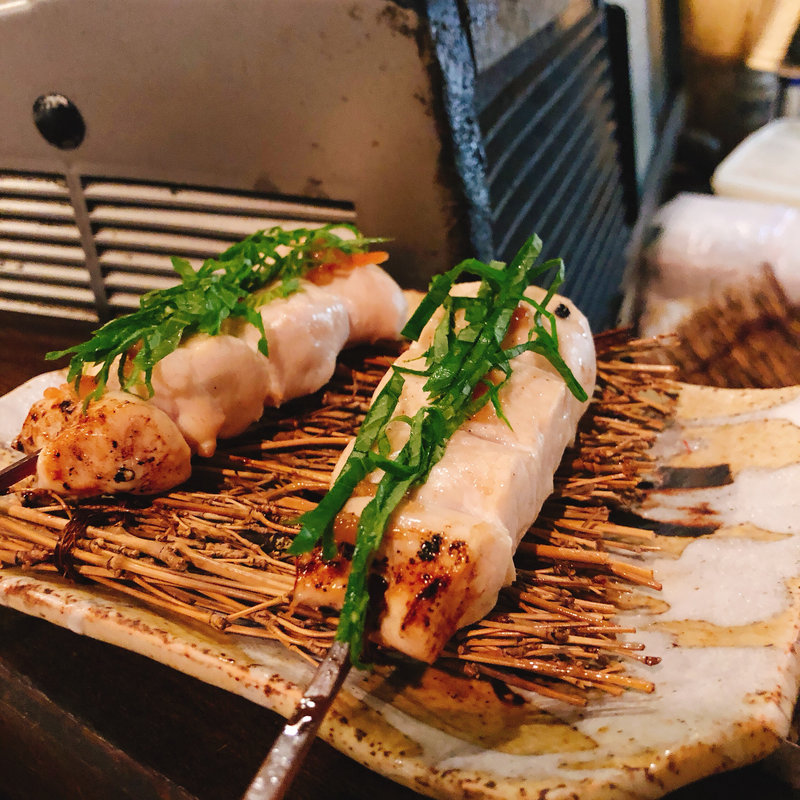 梅ささみ(炭火串焼 やき龍 神楽坂店 （やきたつ）)