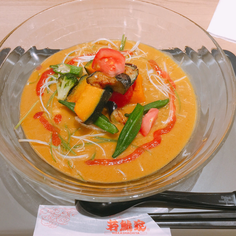 冷やしカレーうどん(若鯱家イオン千種店)