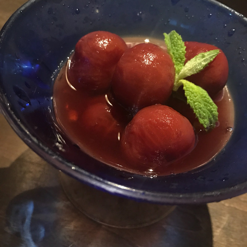 トマトワイン漬け(まりも亭 離れ座敷)