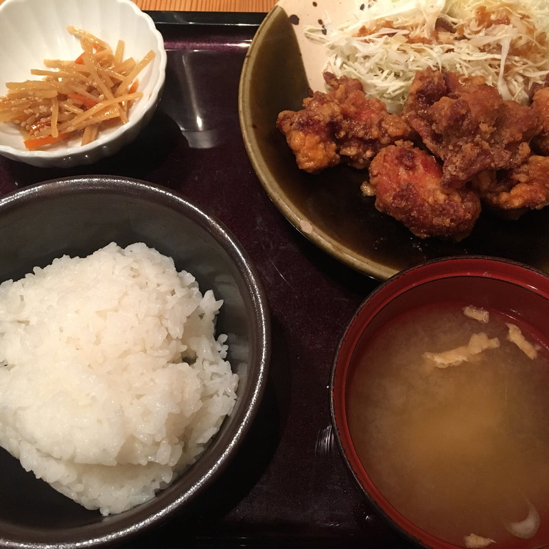 唐揚げランチ(やまや 心斎橋)