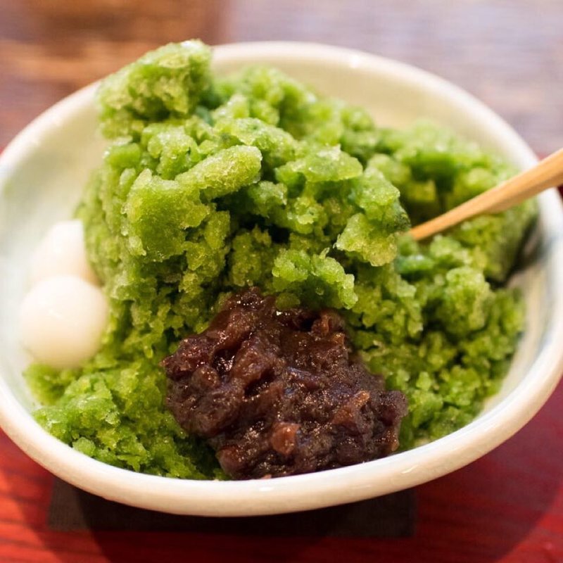 すり氷 宇治金時(芝居茶寮 水羽 )