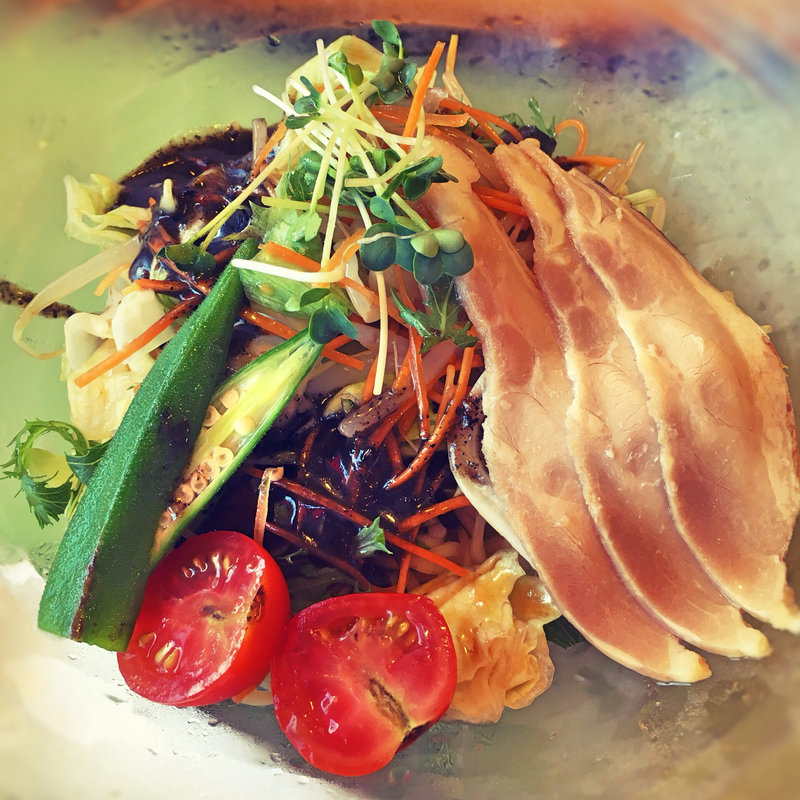 冷やしまぜめん 黒(リンガーハット 福岡小田部店)