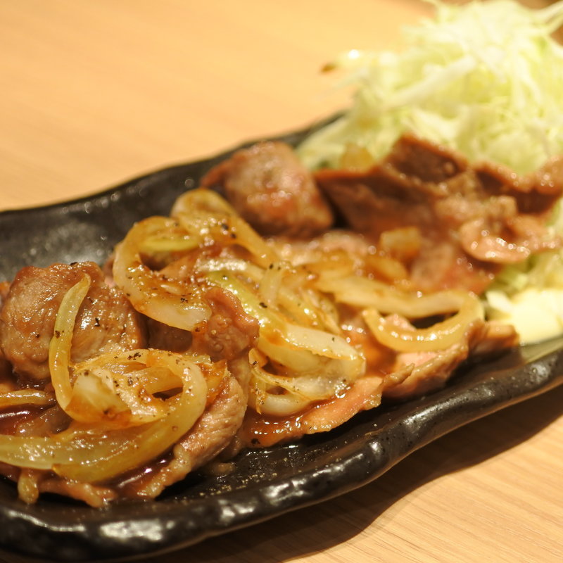 薄切りロマン亭生姜焼き定食(大坂豚汁・生姜焼き ロマン亭)