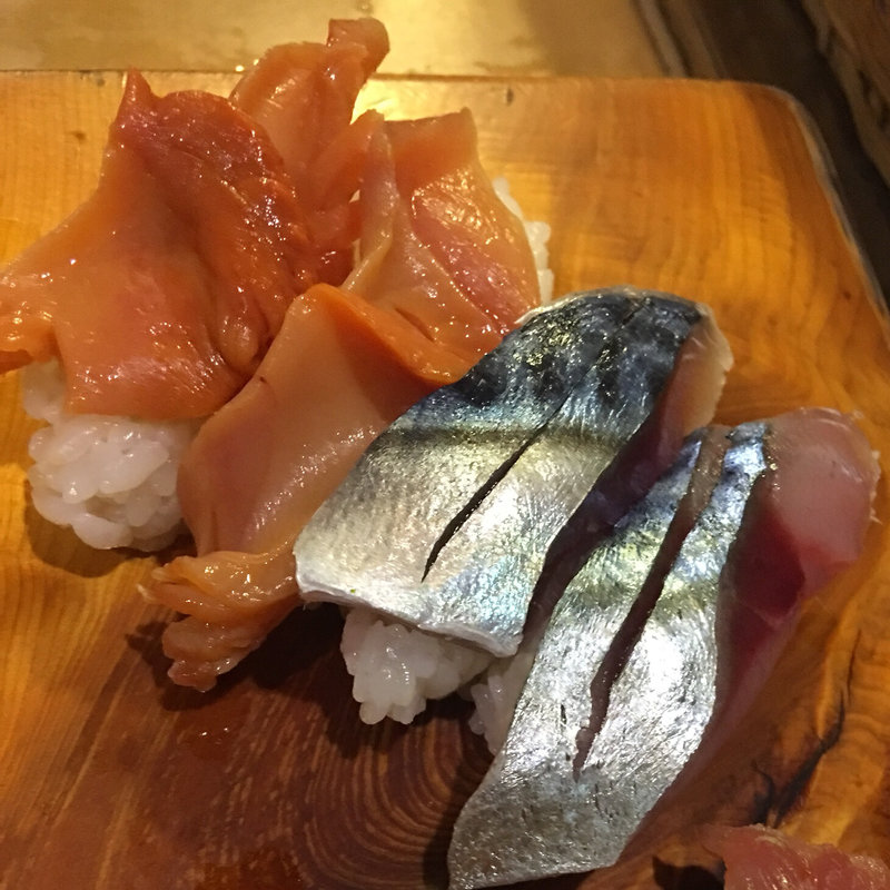 握り サバ 赤貝(いさ美寿司 )