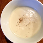 新玉ねぎの冷製スープ(コノ花まひろ )