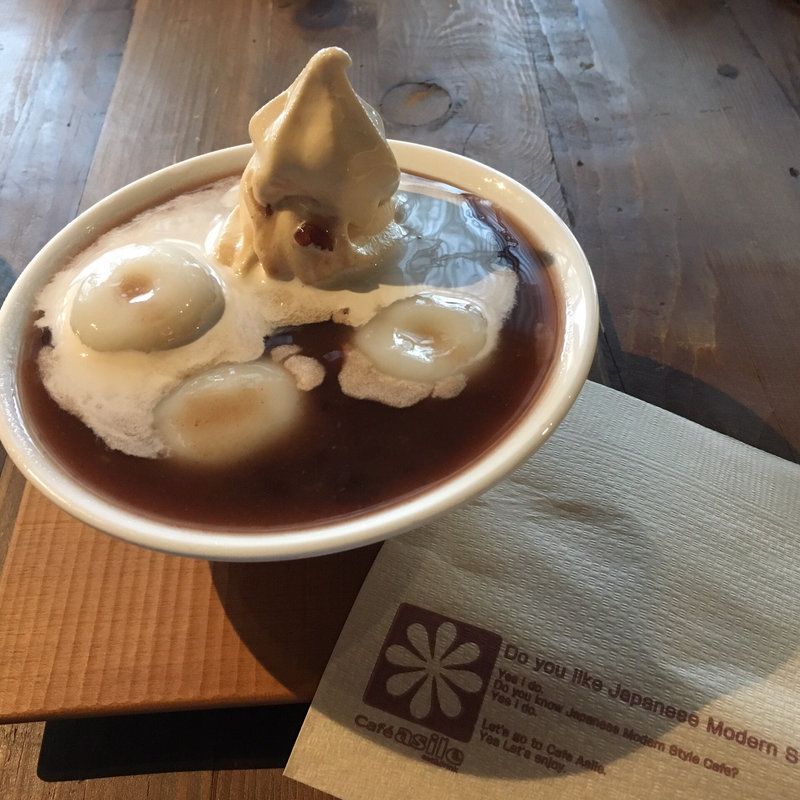 クリームぜんざい(カフェ アジール （cafe asile）)