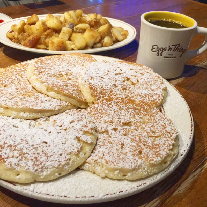 マカダミアナッツパンケーキ(Eggs 'n Things 銀座店)