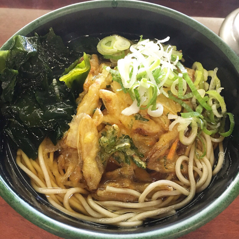 かき揚げそば（タイムサービス）(そば処 新田毎)