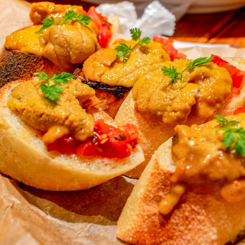 みんな大好き雲丹パン(BISTRO TORICOYA)