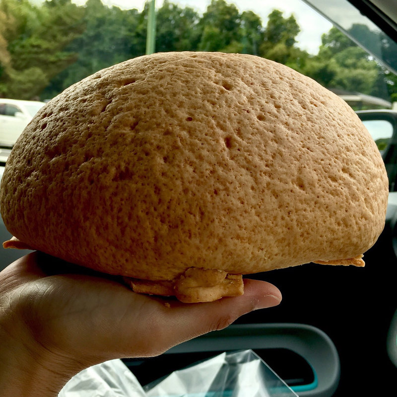 大きなメロンパン(タンドル)