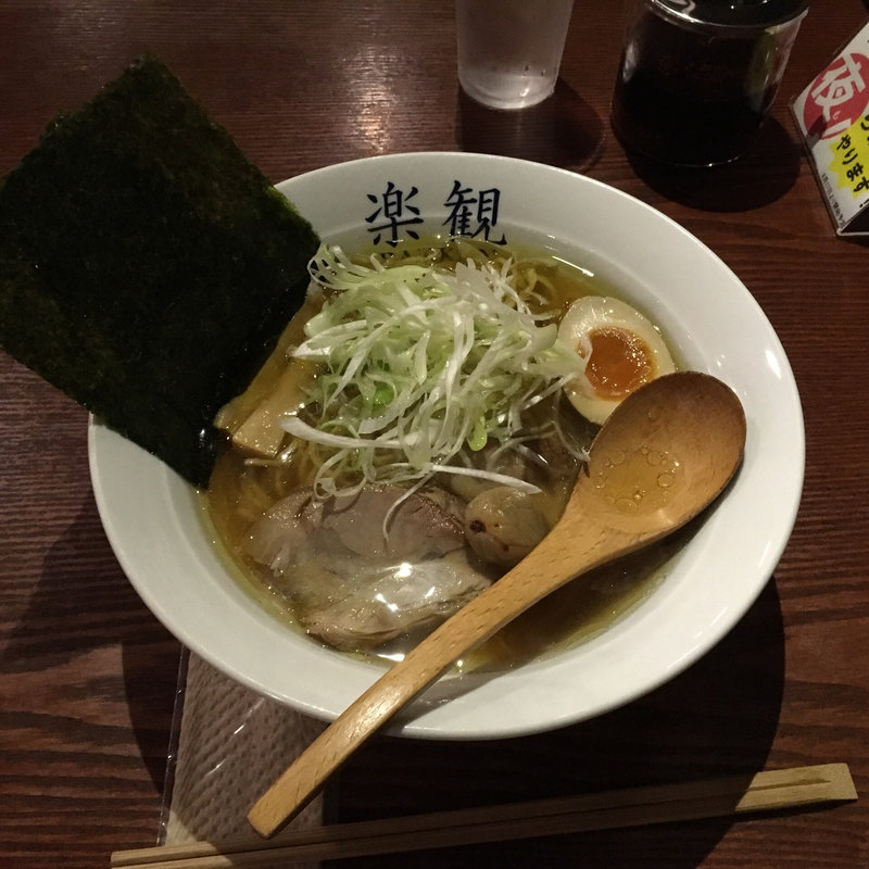 ［日替わり］特製 梅と葱のらぁめん(楽観 青山店)