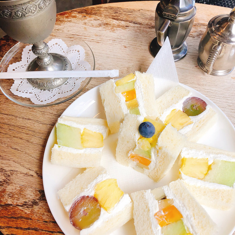 フルーツサンド(喫茶ポプラ )