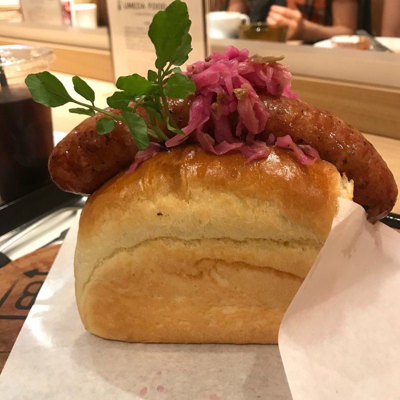 ホットドック(BURN SIDE ST CAFE 阪急三番街店)