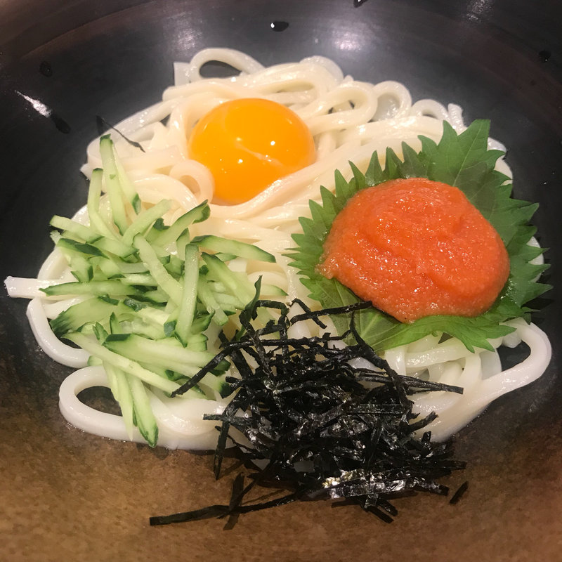 明太釜玉うどん(北海道生まれ和食処とんでん 新座店)