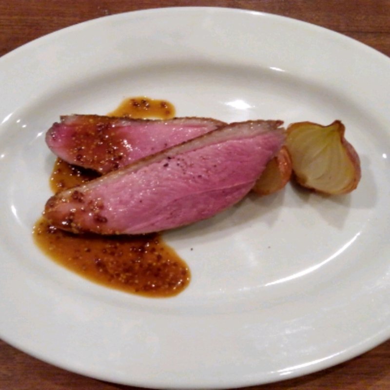 シャラン鴨肉のロースト(オステリア メグロ)