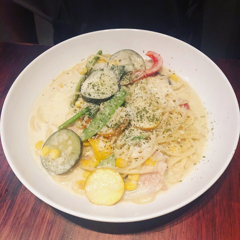クリームスパゲティ(cafe La CUCINA （カフェ・クッチーナ）)
