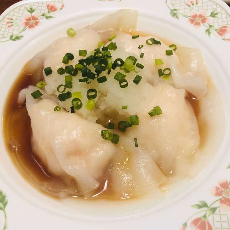 海老ワンタンポン酢(都夏 （ツゲ）)