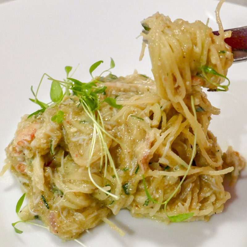 毛蟹カッペリーニ（冷製）(カフェ・グラス・スリーズ)