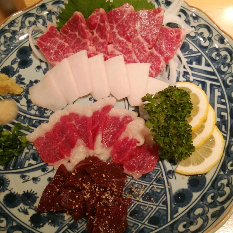 馬肉盛り合せ(水戸黄門 )