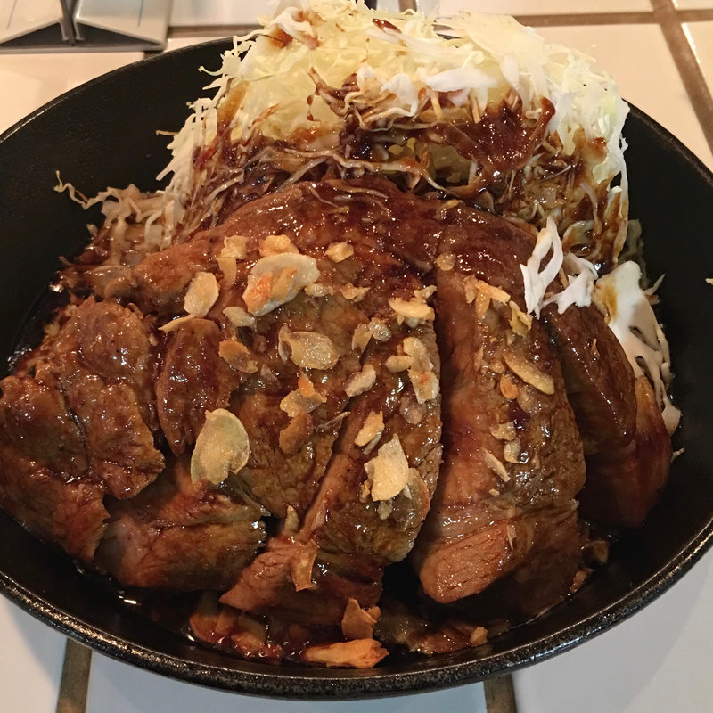 トンテキ定食(東京トンテキ　札幌店)