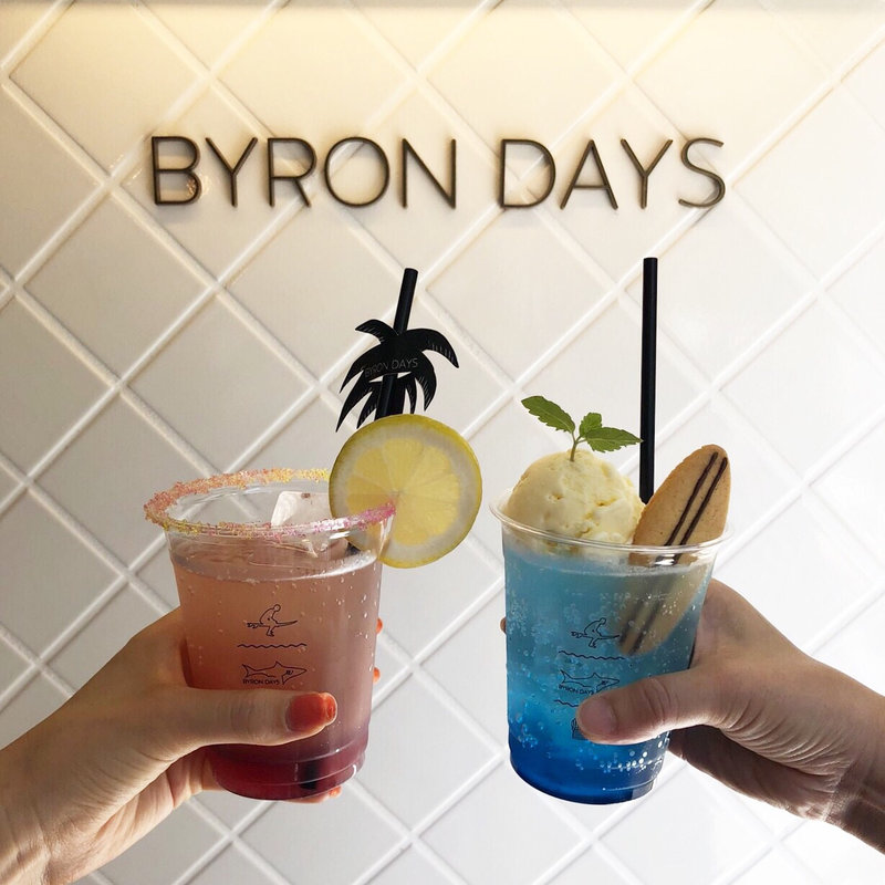sunsetbeachとblueocean(BYRON DAYS)