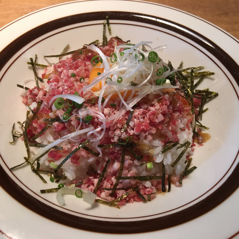 牛トロフレーク丼(ザ・ミートショップ)