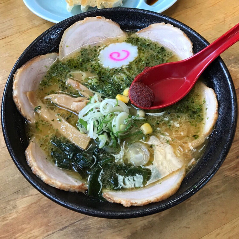 味噌チャーシュー麺 辛味噌添え(金ちゃんラーメン高畠店)
