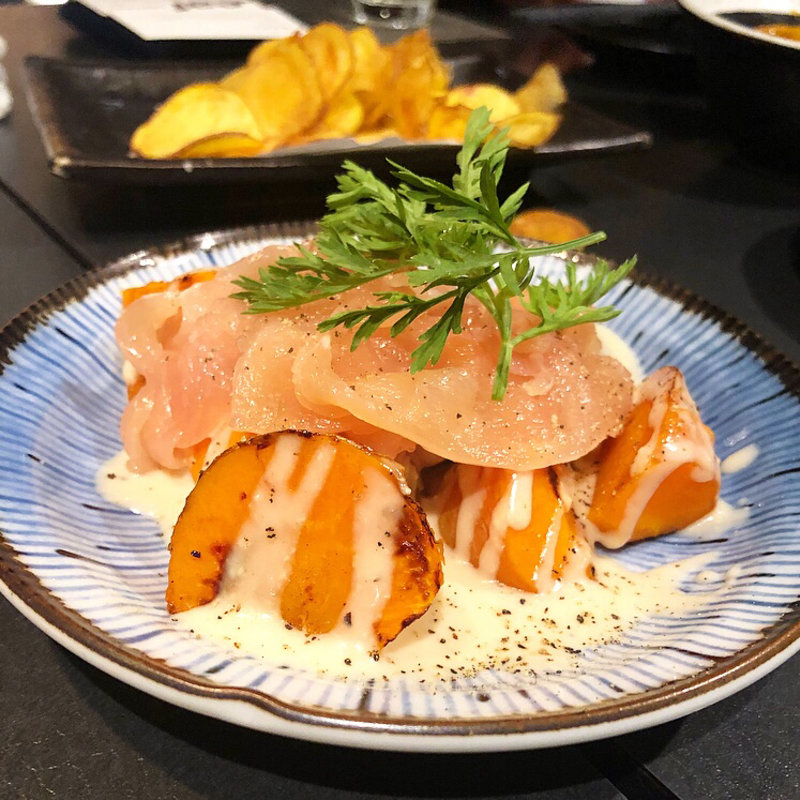 ニンジンと生ハム(焼野菜 五十家 （いそや）)