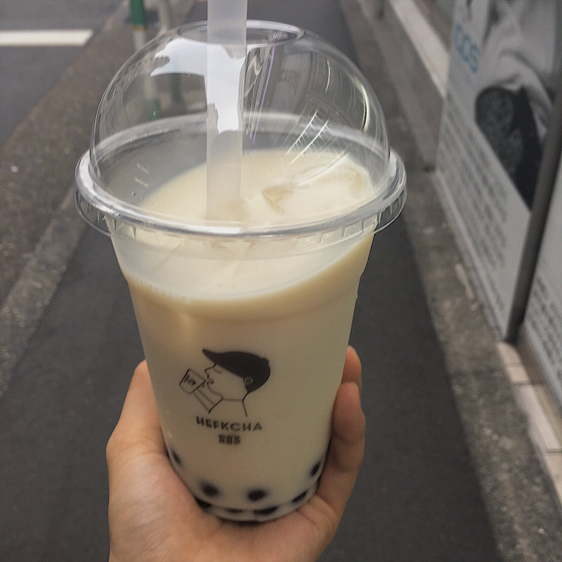 タピオカグリーンティー(HEFKCHA 宣喜茶)