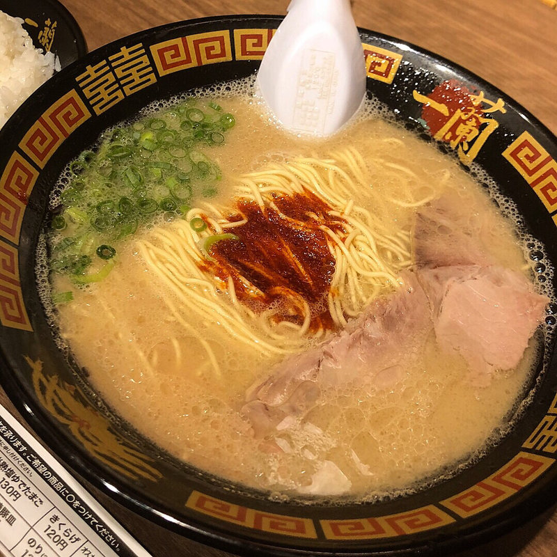 ラーメン＋替え玉(一蘭 船橋店)