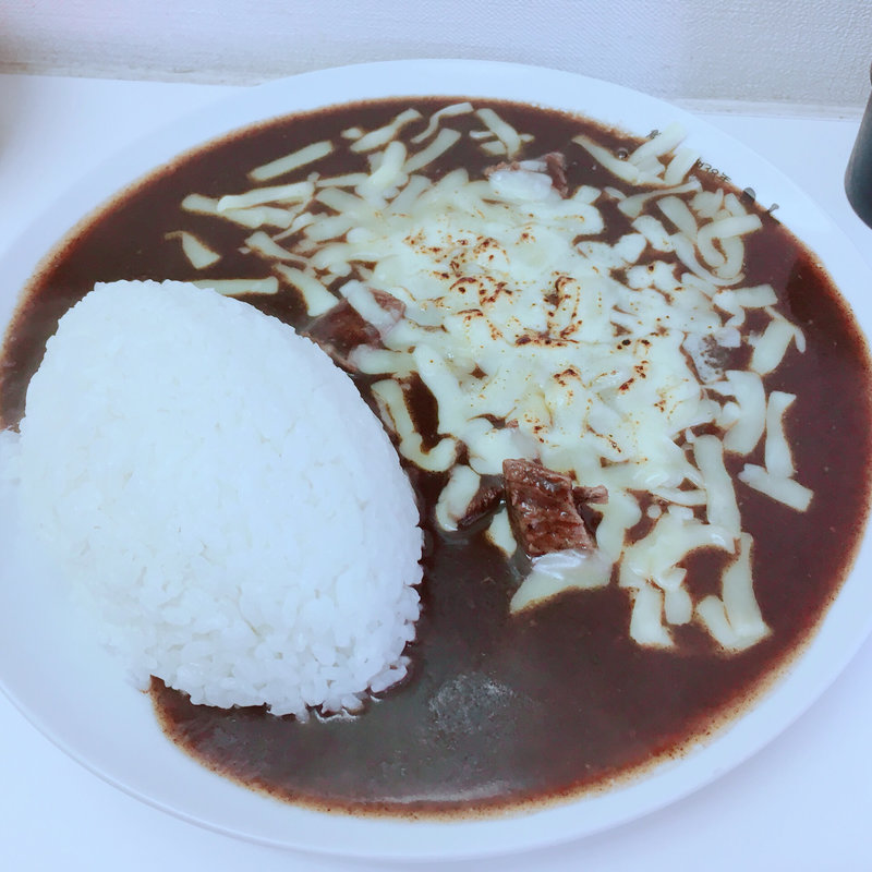 カレー普通盛り(カレーの店龍)