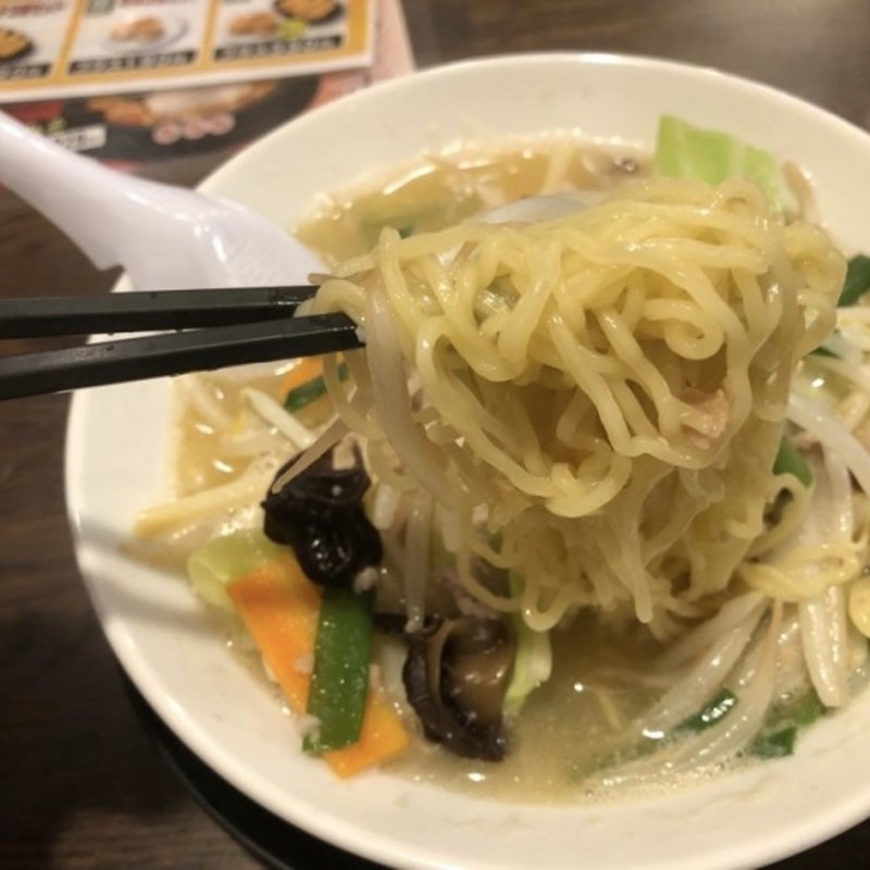 塩野菜タンメン(横浜家系ラーメン 道玄家アトレ新浦安店)