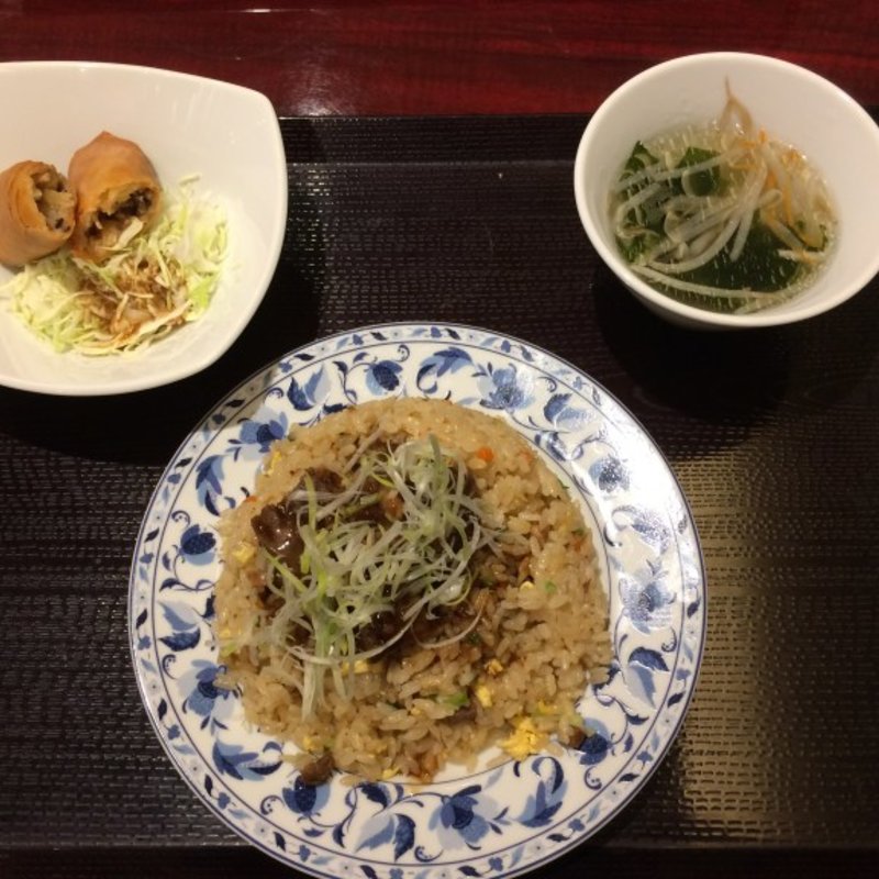 牛タン角煮炒飯セット(風龍 錦糸町店)