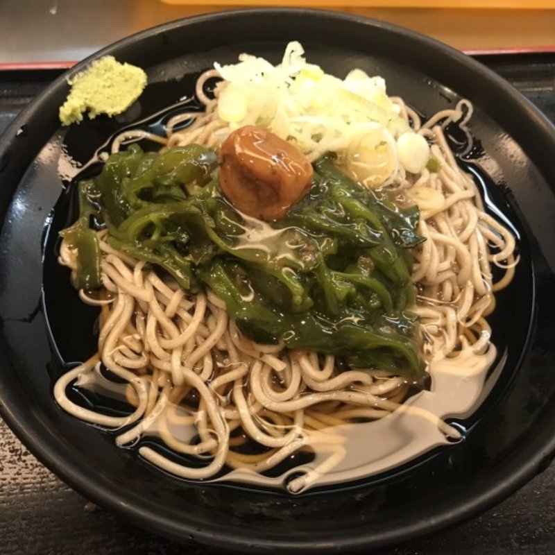 梅めかぶぶっかけそば(菜の花そば 西船橋店 （【旧店名】彩花庵　西船橋店）)