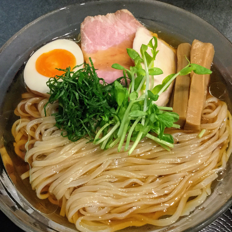 冷し醤油らぁ麺ver5あご出汁(らぁ麺 幸跳)
