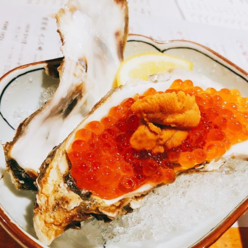 生ウニ＆イクラ盛り(酒と銀シャリ せいす)