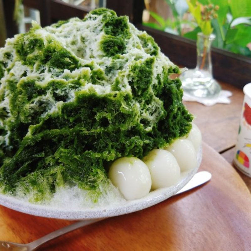 抹茶ミルク+白玉(ラフディップ)