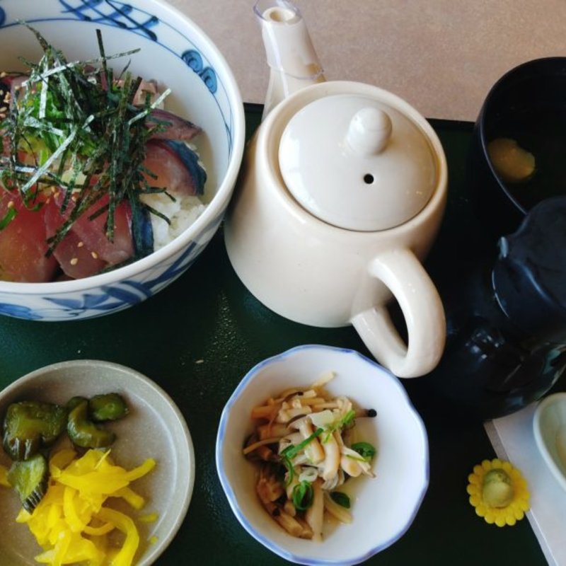 清水さばぶっかけ丼(足摺黒潮市場 （土佐清水さかなセンター）)