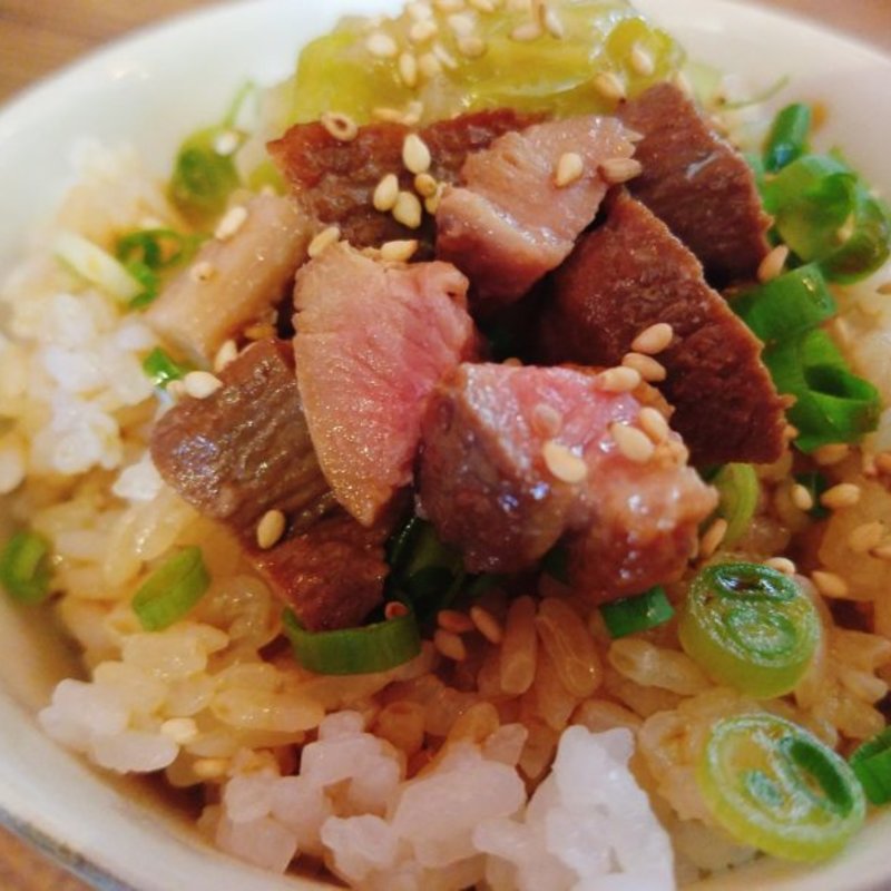 鴨飯(夜須製麺所 )