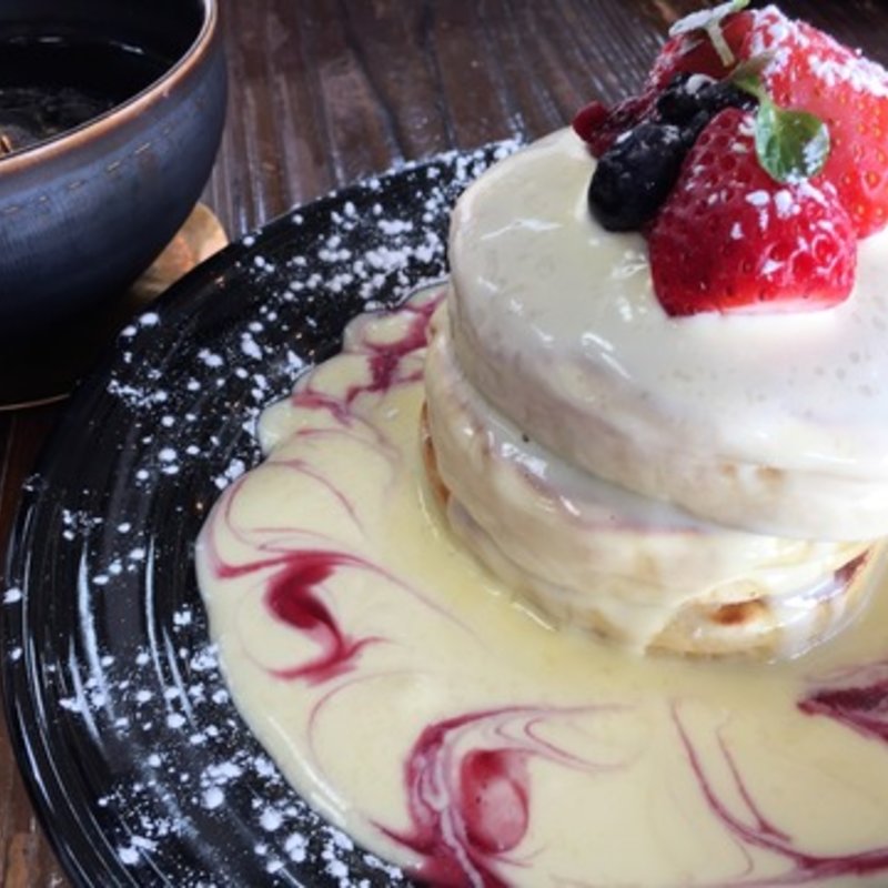 パンケーキ マスカルポーネベリー(24/7 coffee & roaster ujina)