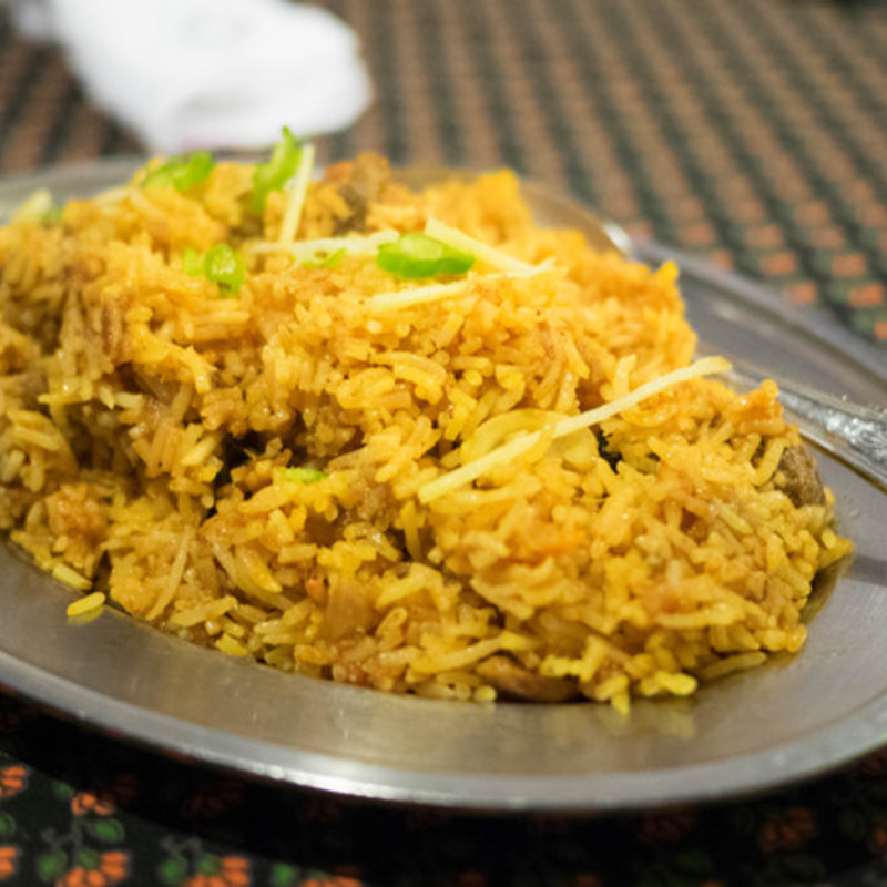 マトンのビリヤ二(インド料理サティヤム)