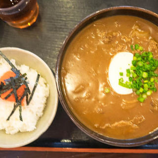 牛カレーうどん(手打ちうどん　こんぴら茶屋)