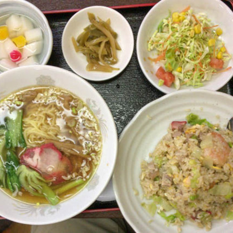 チャーハン・半ラーメン(榕城（ヨウジョウ）)
