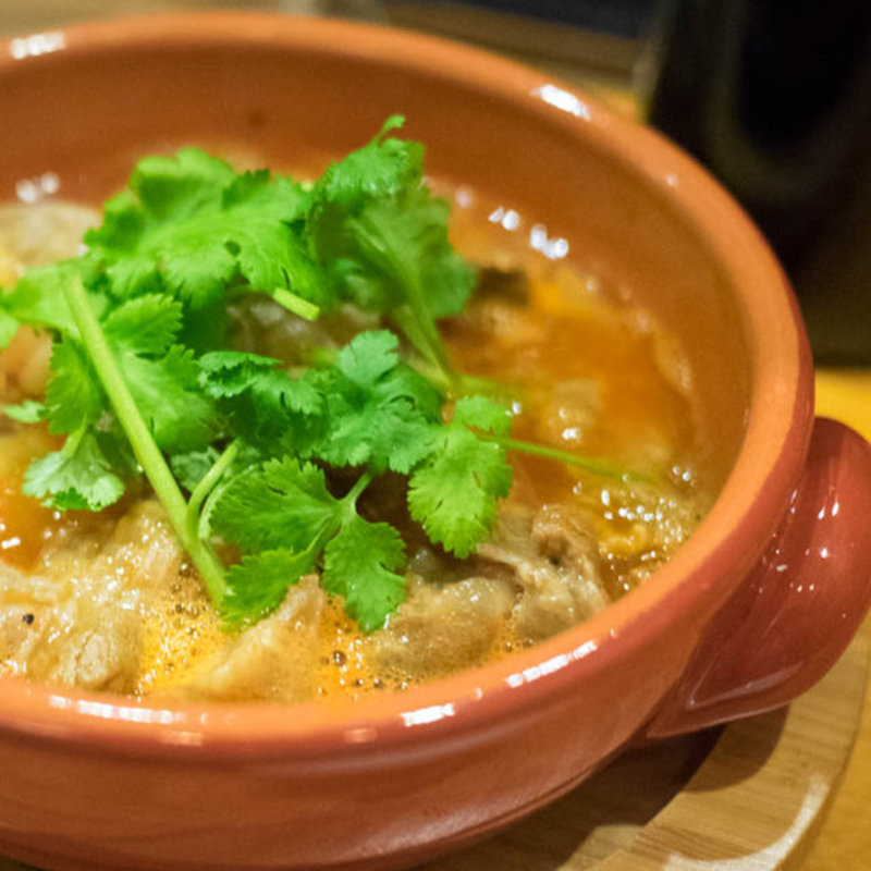 牛すじのトマト煮込み(ワイン＋つまみ Nomka（ノムカ）)