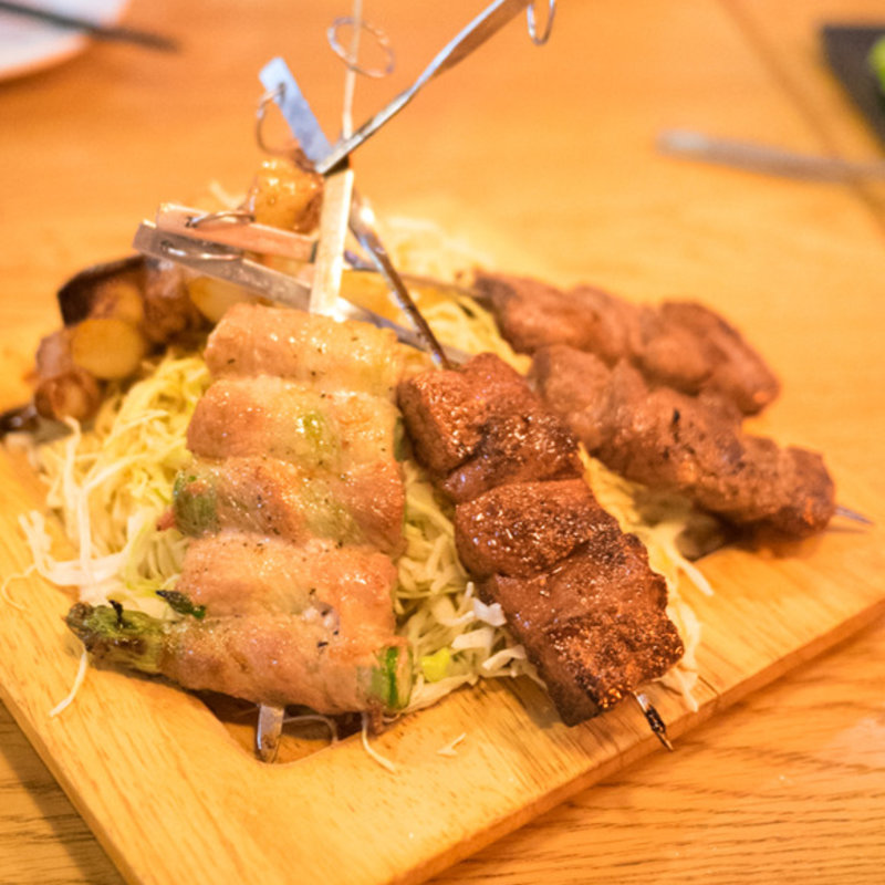 おまかせ串焼き　5本盛り(えびカニ喰酒iKURA)