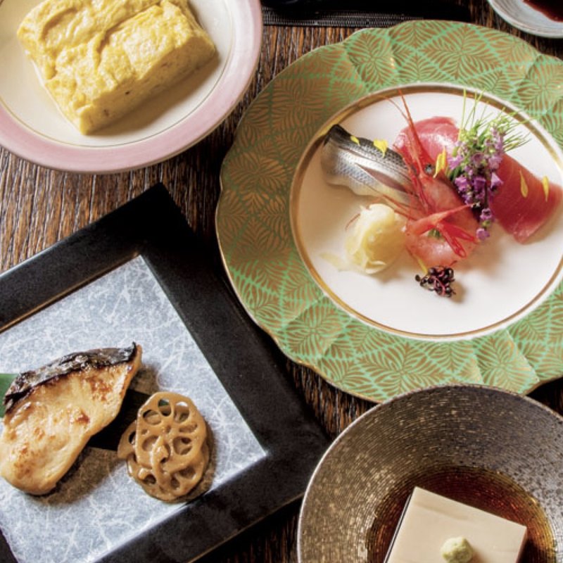 桜コース（ 蕎麦味噌 出汁巻 お任せ三品 おろし蕎麦 デザート）(古拙)